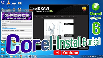 Corel X6 install & uninstall #coreldrawx6  full video solve