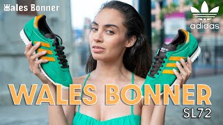 A STYLISH DESIGNER ADIDAS pair! WALES BONNER SL72 Knit Green Review and How to Style (Outfits)