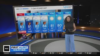 Chances of severe storms return to Maryland on Thursday