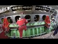 Crankshaft exchange on the MS Zaandam cruise ship