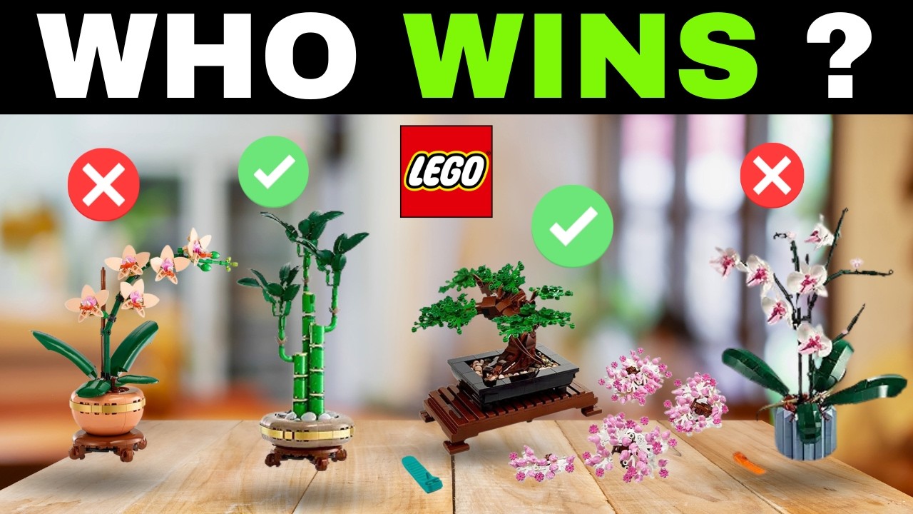 ✅ 10 Best LEGO Botanical Collection Sets [2026]🌿Orchid, Bonsai, Pink Bouquet, Bamboo, Tiny Plants...