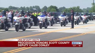 WATCH | People in Georgetown & Scott County remember Deputy Caleb Conley