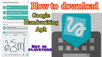 GOOGLE HANDWRlTING MALAYALAM. How to download Google  handwriting with MALAYALAM #Googlehandwriting