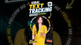 Viral Text Tracking CapCut Tutorial | #CapCut #TextTracking #CapCutTutorial #Shorts