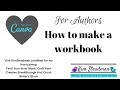 Using Canva to make a workbook -  Lesson 1