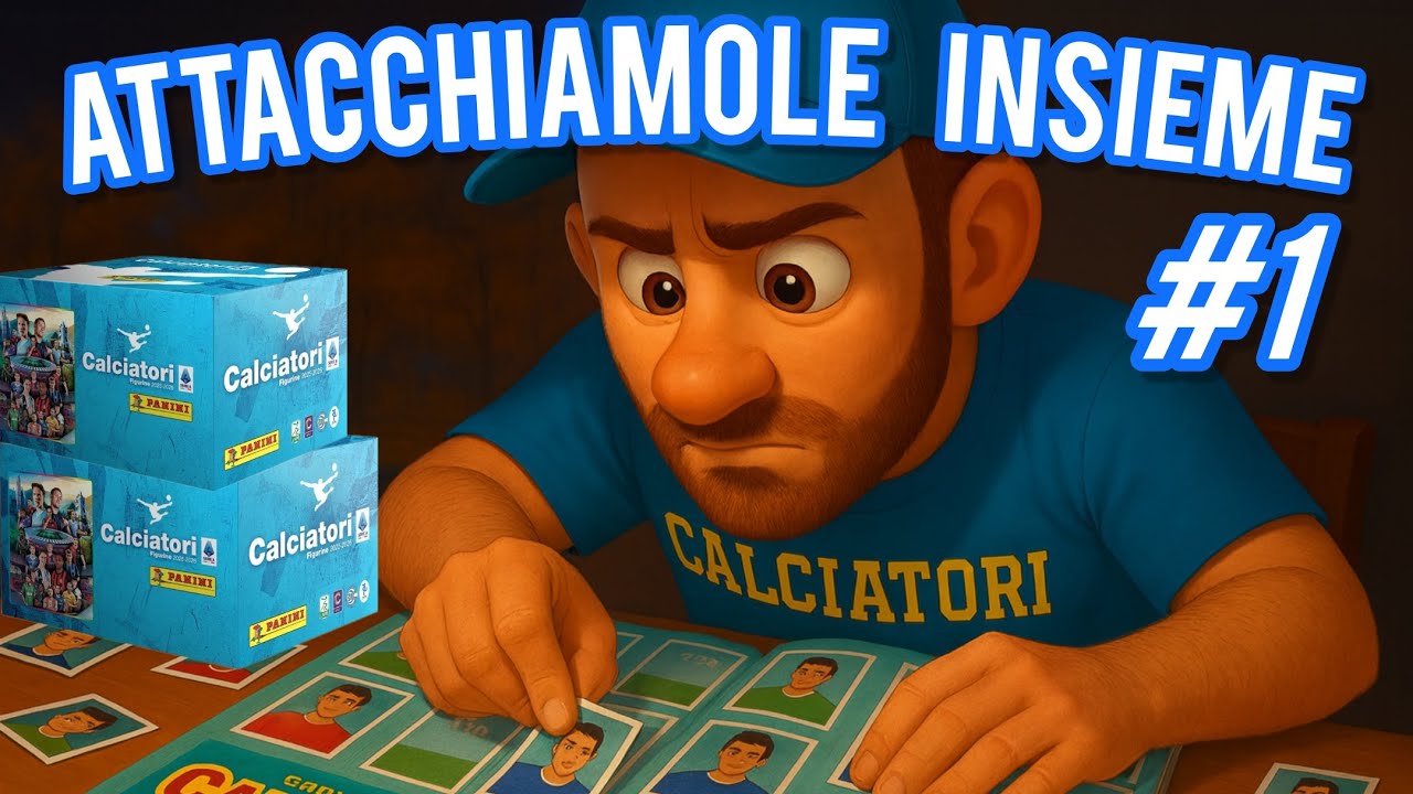 ATTACCHIAMOLE INSIEME! Calciatori 2025-26 #1 #calciatoripanini 