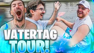 🤩😂HAMBURG UNSICHER machen! - Lustige ALSTER KANU fahrt | Vatertagstour