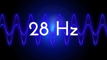 28 Hz clean sine wave BASS TEST TONE frequency