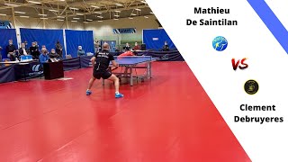 Mathieu De Saintilan Vs Clement Debruyeres French Pro B Highlights