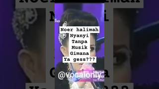 vocal only // noer halimah // sengaja #shorts  #cover #tiara #musicclip