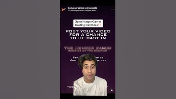 Hunger Games OPEN Casting Call Contest Rules!!! 🤯 #hungergames #sunriseonthereaping #thg