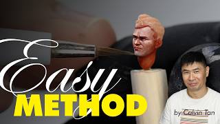 New 1/35 Face Painting Technique 🔥 | Easy Method by Calvin Tan