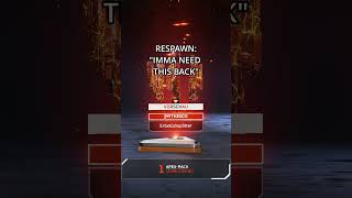 Respawn you are joking right ? #Respawn #apexlegends #heirloom