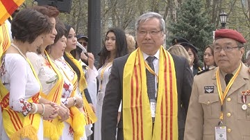 Lễ tưởng niệm ngày Quốc Hận 30/4 trước tiền đình Quốc Hội Ontario - Canada