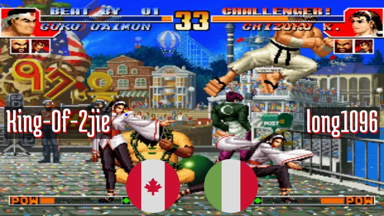 FT5 @kof97: King-Of-2jie (CA) vs long1096 (IT) [King of Fighters 97 Fightcade] Jul 22