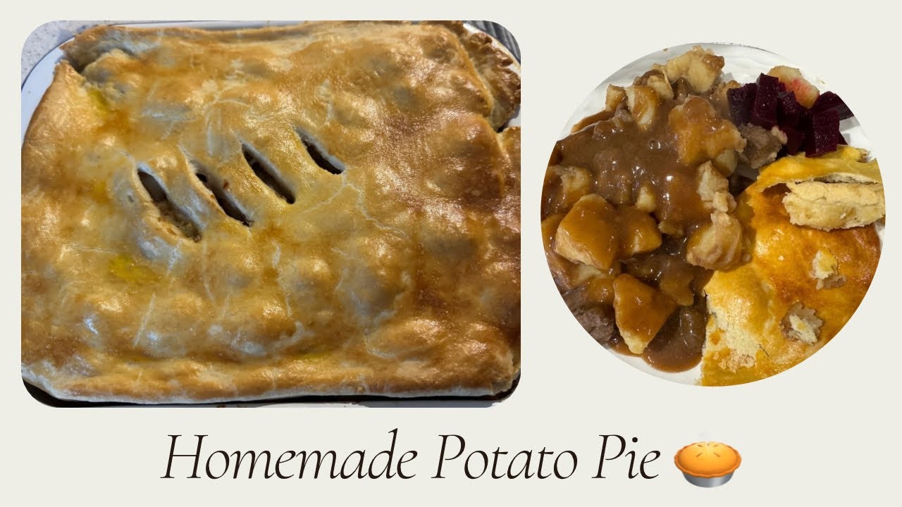 Домашний картофельный пирог | Простая домашняя еда из моей кухни 🥧