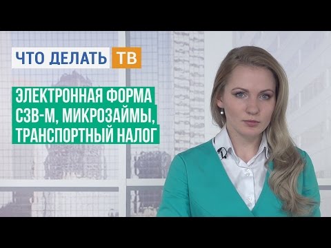 Электронная форма СЗВ-М, микрозаймы, транспортный налог