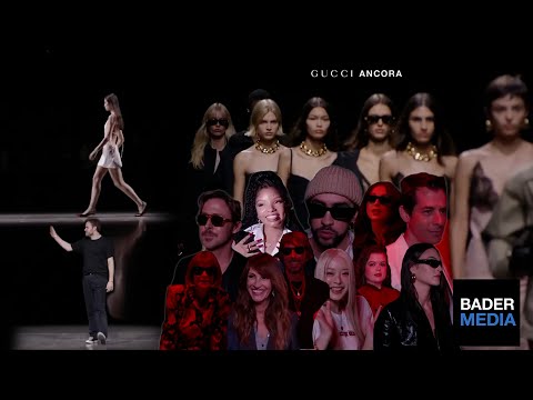 Gucci's Ancora Star Studded Fashion Show In Milan, Italy