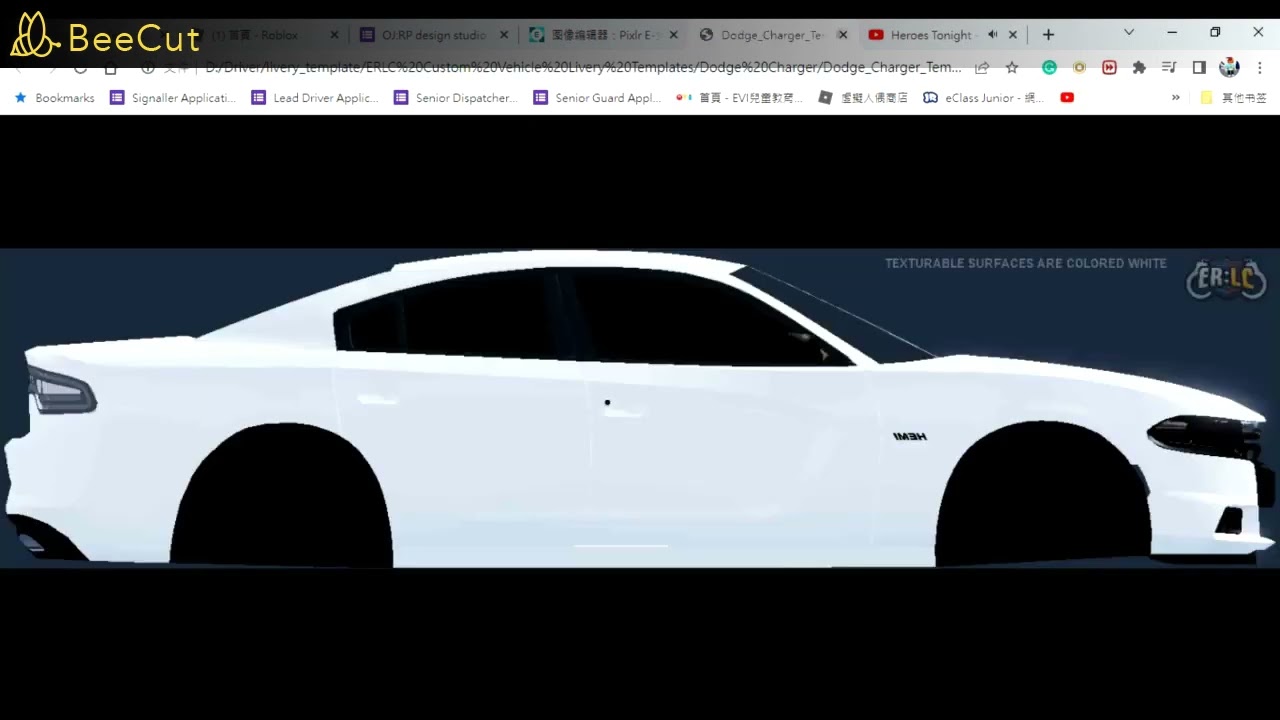 how to easy to make a Dodge Charger livery (ER:LC) | #design - YouTube