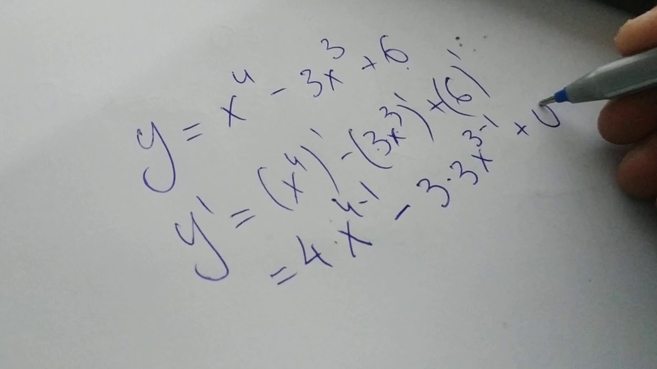 Derivati i trete (Ushtrim i zgjidhur)