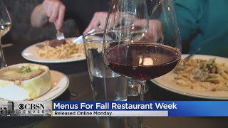 See The Menus For First-Ever Fall Denver Restaurant Week