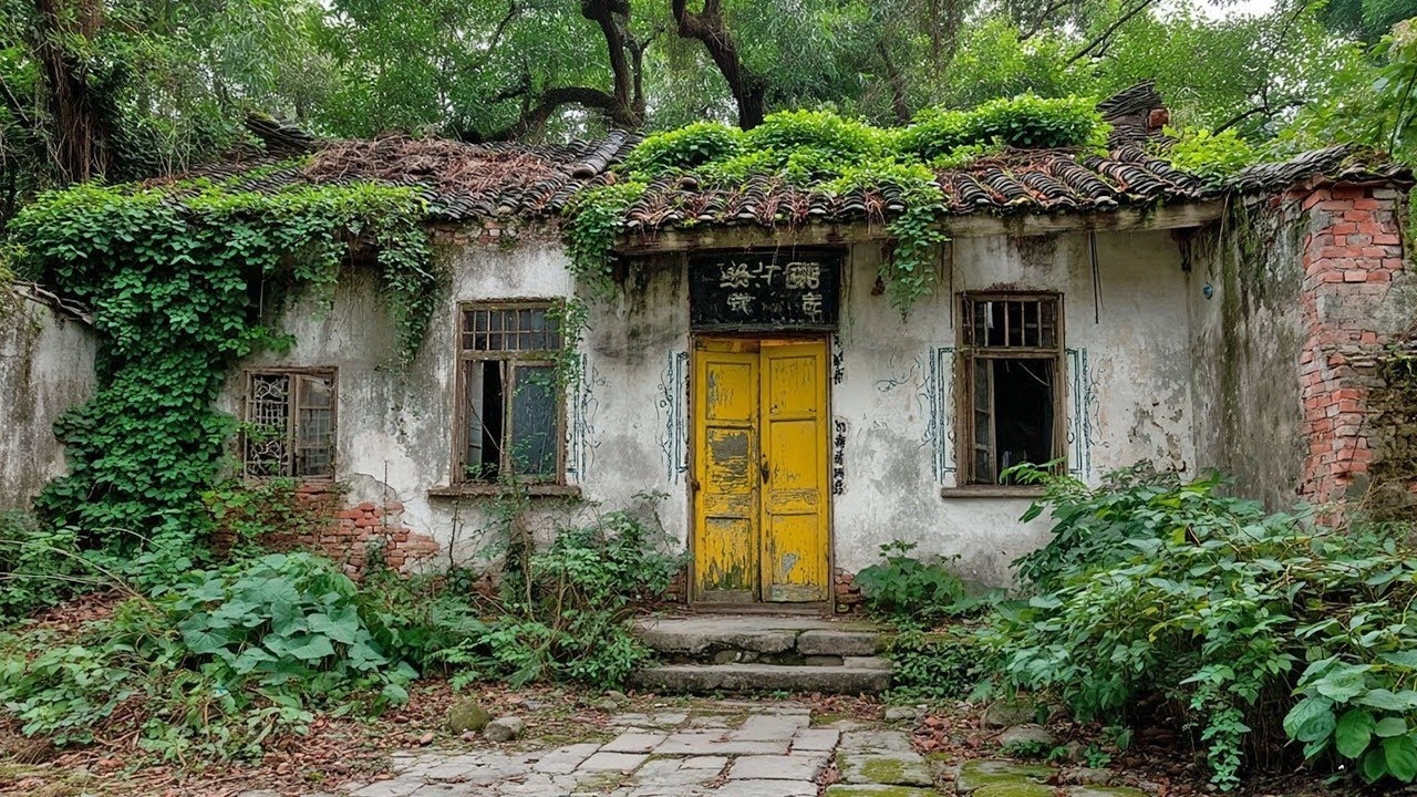 Ten years later~ He returned to his dilapidated home in the forest and renovated it