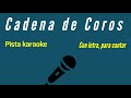 #13 Pista Karaoke para cantar COROS CRISTIANOS alegres