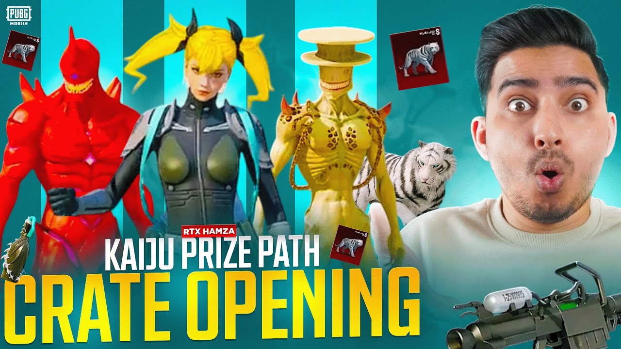 Kaiju No. 8 Crate Opening & Lucky spin| PUBG MOBILE | RTX GAMING