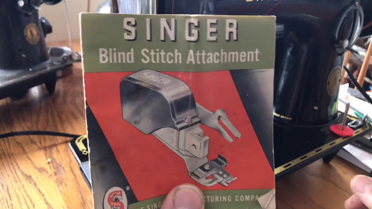 MECHANICAL ACCESSORIES #1: Blind Stitch Attachment Meant Huge Time Savings  For Alterations! 