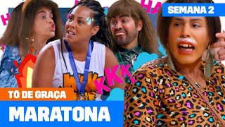 MARATONE a segunda semana da NOVA TEMPORADA de TÔ DE GRAÇA! 🤪 ⚡️ | Humor Multishow