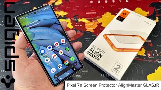 Spigen Alignmaster Glastr  The Best Screen Protector Google Pixel 7a