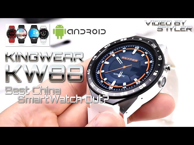 Best Unknown China SmartWatch? KingWear KW88 ⌚ (In-Depth Review) AMOLED // Video by s7yler