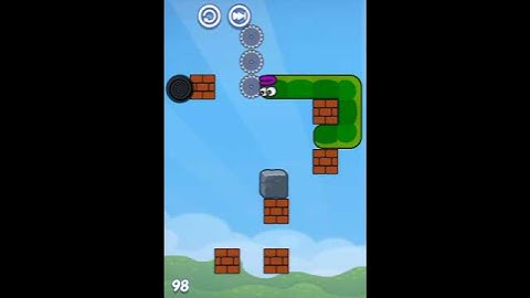 Eat the Apple 🍎 Level-98 Apple Worm #viral #appleworm  #gaming #game #gameplay