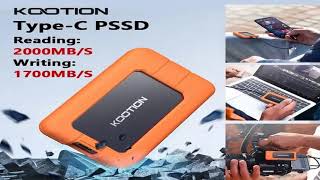 #KOOTION X1Max 2TB External SSD Hard Drive HD Externo USB 3.2 GEN 2 Portable SSD 512GB 1TB Mini PSS