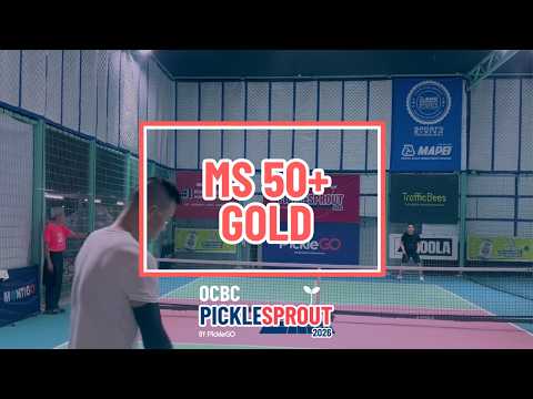 Men's Singles 50+ Finals GOLD Chua vs Teo | OCBC PickleSprout 2026