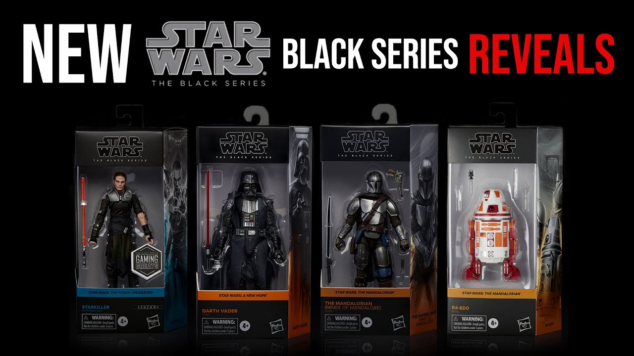 New Star Wars Black Series - Starkiller, Vader, Mando, R4-6D0