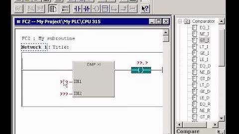 Create a subroutine (PLC)