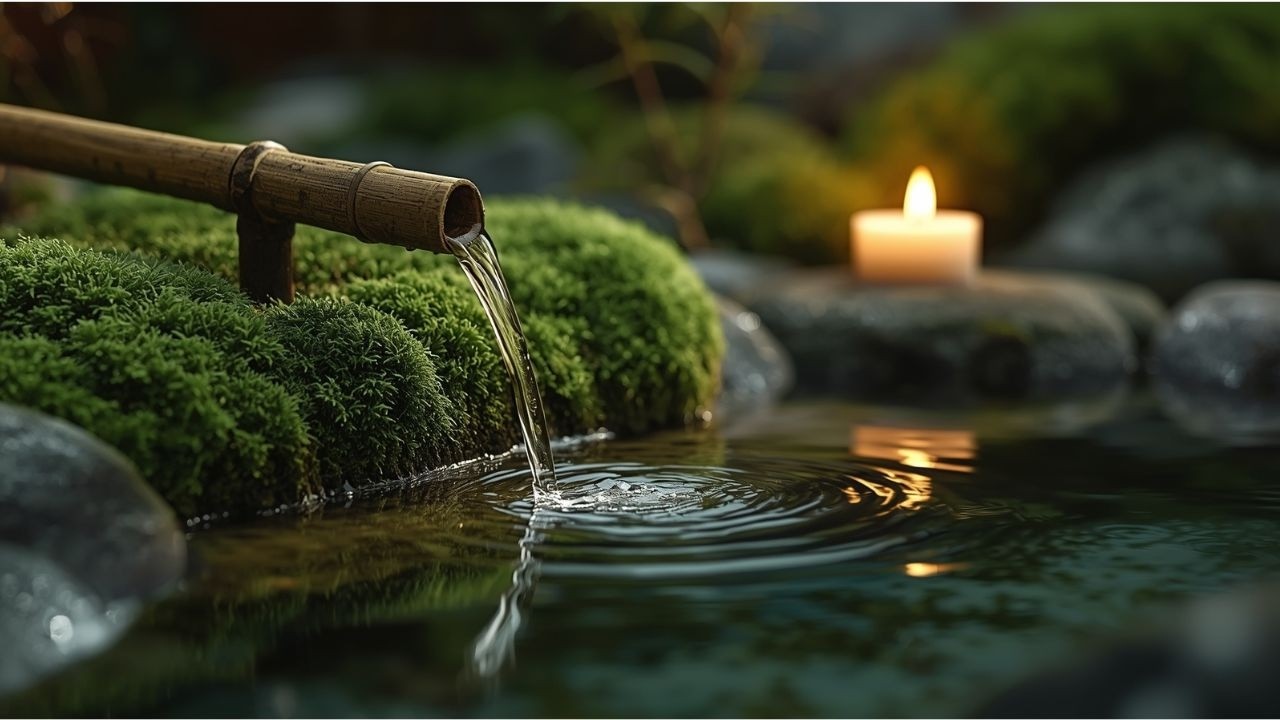 Insomnia Relief Tonight – Calming Bamboo Water & Spa Music (10 Hours)