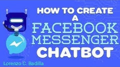 How to create a Facebook messenger chatbot |Tagalog