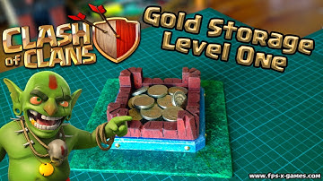 Making a Clash of Clans Gold Storage Level One