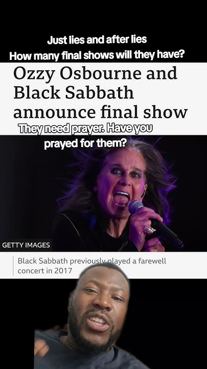 ozzy osbourne praying