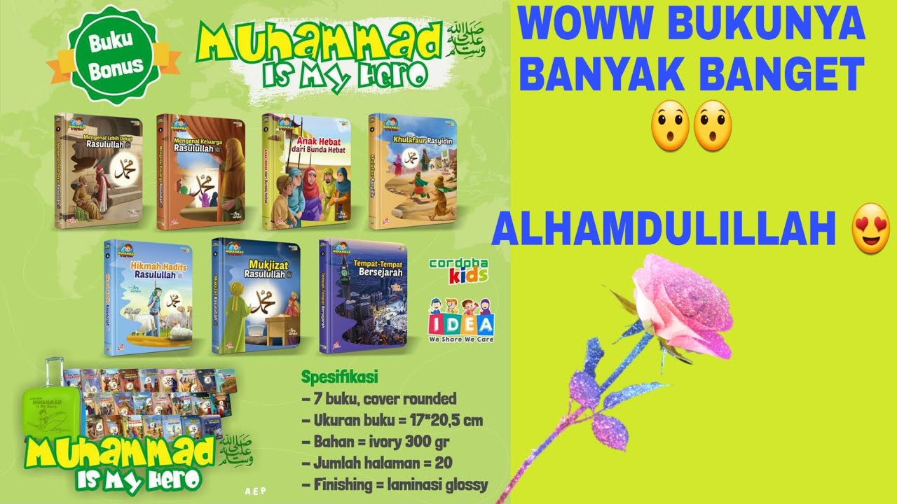 Unboxing Buku MUHAMMAD IS MY HERO 