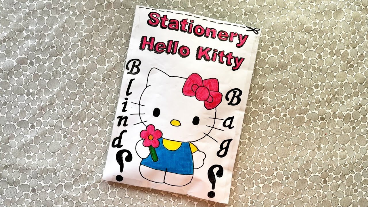 🎁Blind Bag paper 🎁 Hello Kitty🎀ASMR Stationery ASMR📒Satisfying Opening ...
