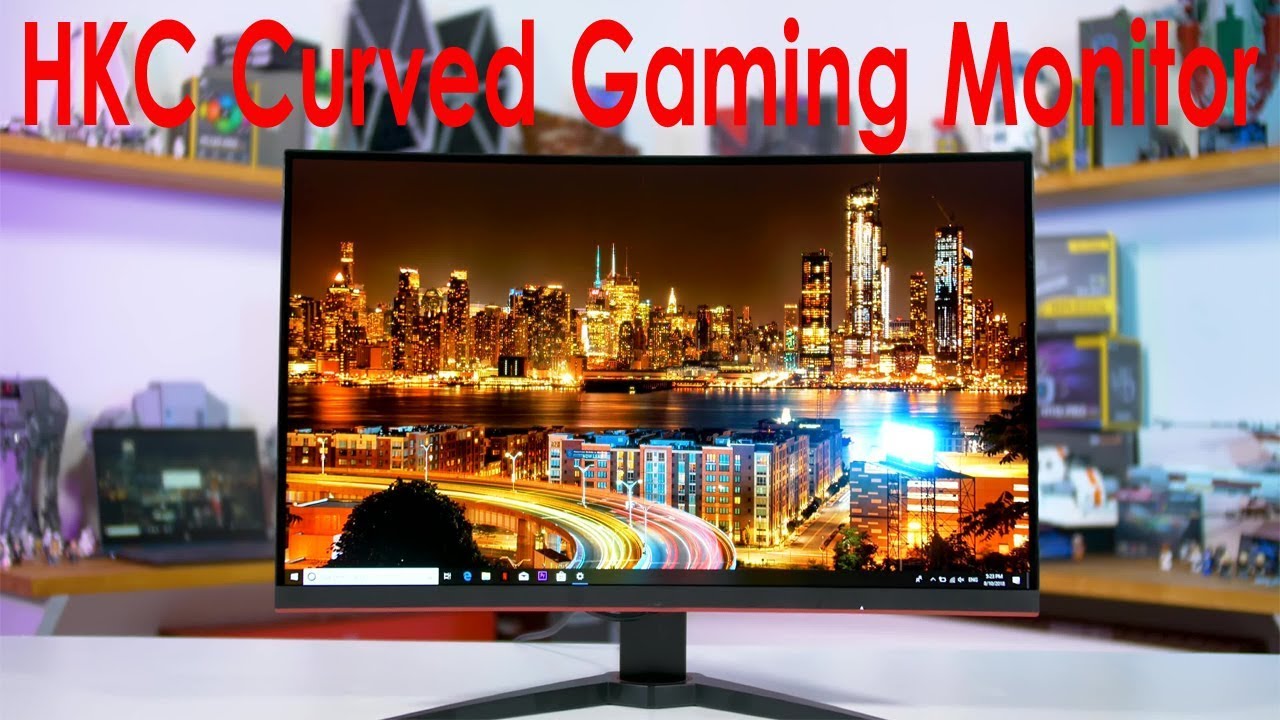 HKC 24 Inch Curved 1080P LED White Gaming Monitor Review - YouTube