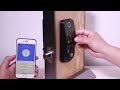 Tuya Smart WiFi elektronisches Schloss mit Riegel Video