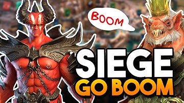 The SIEGE Where Lady Noelle and Sir Nicholas got Buffed (Halfway Through)!! | RAID: Shadow Legends