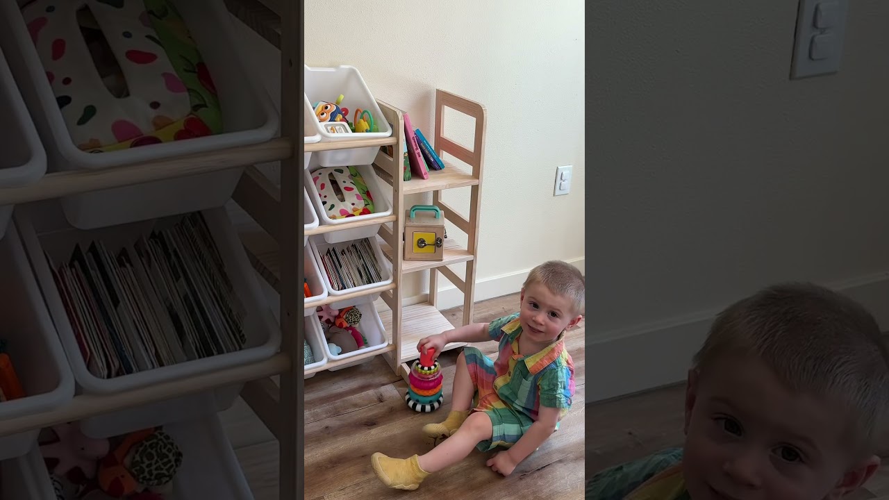 Find link in bio for a Toy Storage Organizer that will help you keep everything neat and organized!