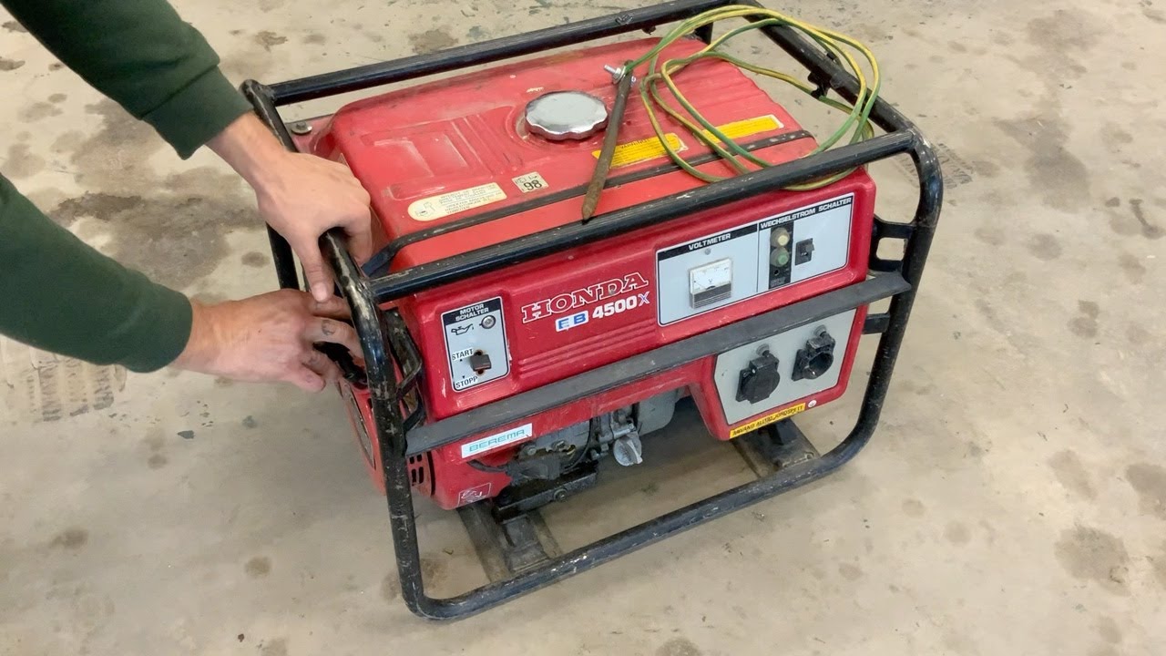 Köp Generator Honda EB 4500x på Klaravik - YouTube