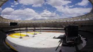 Brian May shows Optus Stadium time-lapse by Steve Price 23 Feb 2020