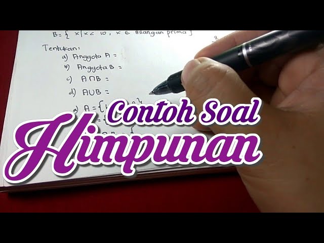Contoh Soal Himpunan Part 1 Youtube Contoh Soal Himpunan Part 1 Youtube